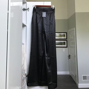 NBD (via Revolve) High Waisted long silk pants